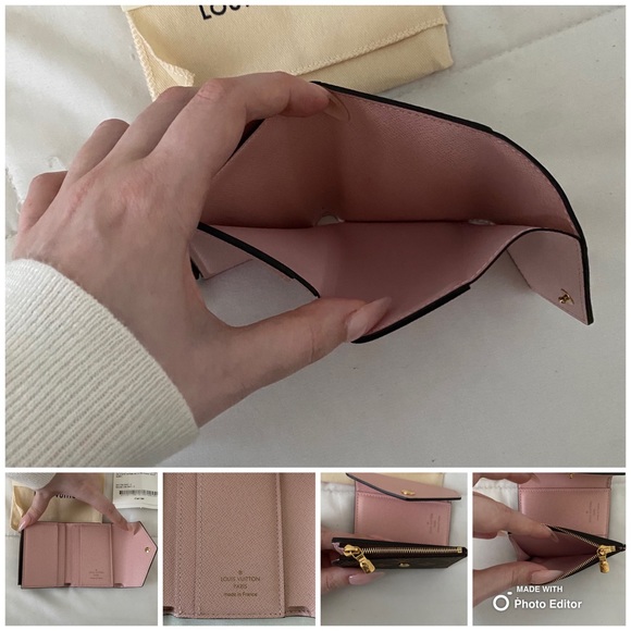 louis vuitton zoe wallet rose ballerine - Picture 3 of 3